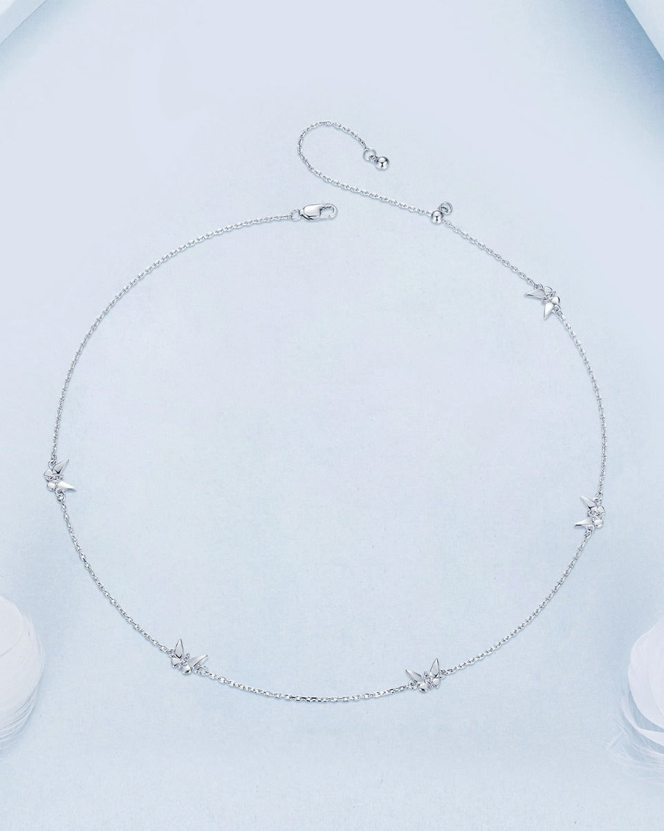 Colier din Argint Serenade of Butterflies