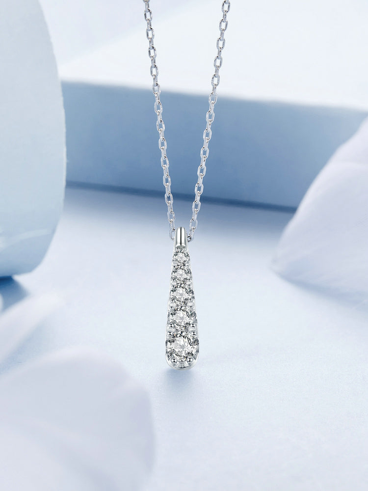 Colier din argint Luminous Drop