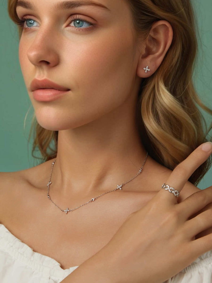 Colier din argint Stellar Grace
