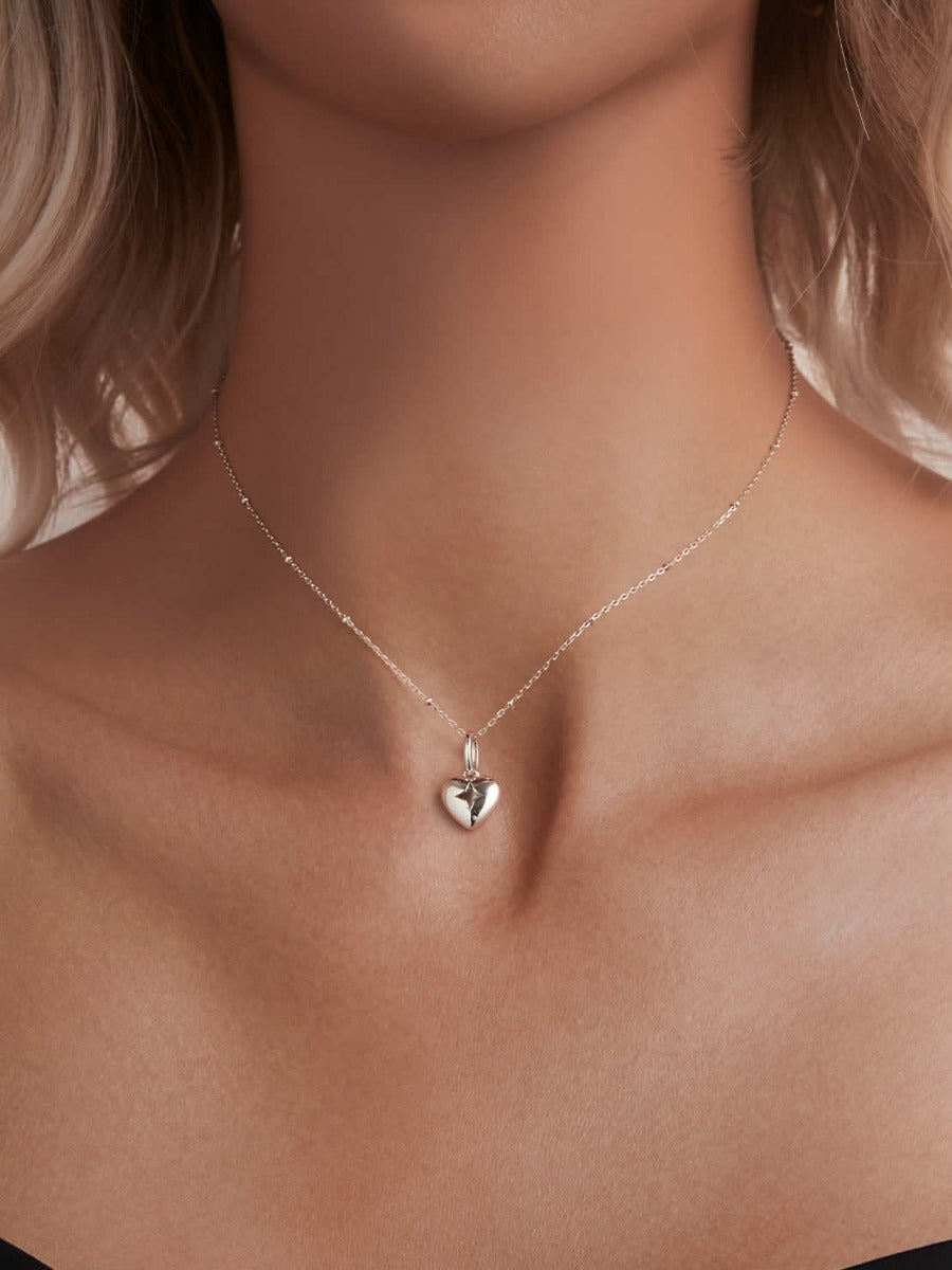 Colier din argint Celestial Heart