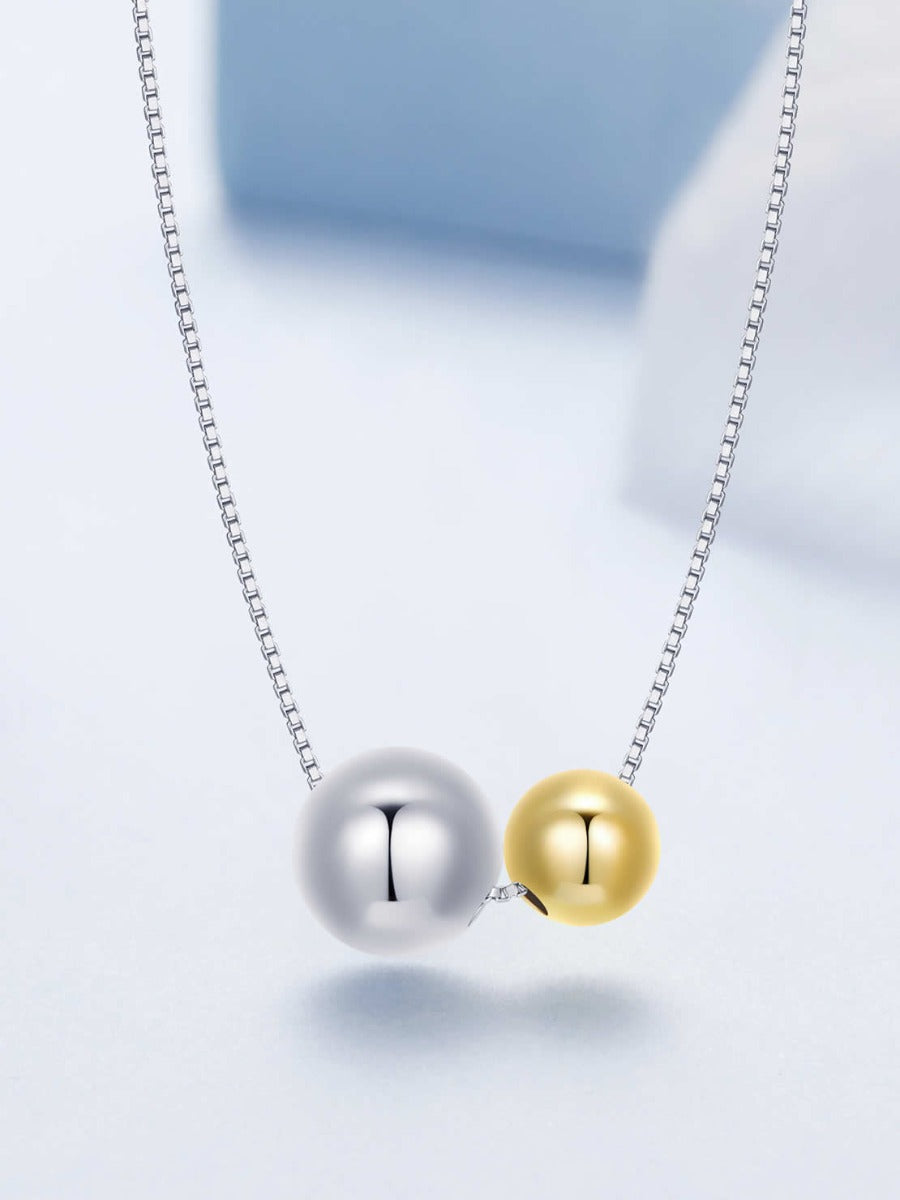 Colier din argint Unity Spheres