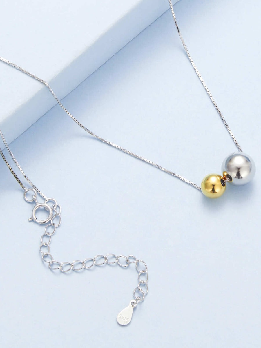 Colier din argint Unity Spheres