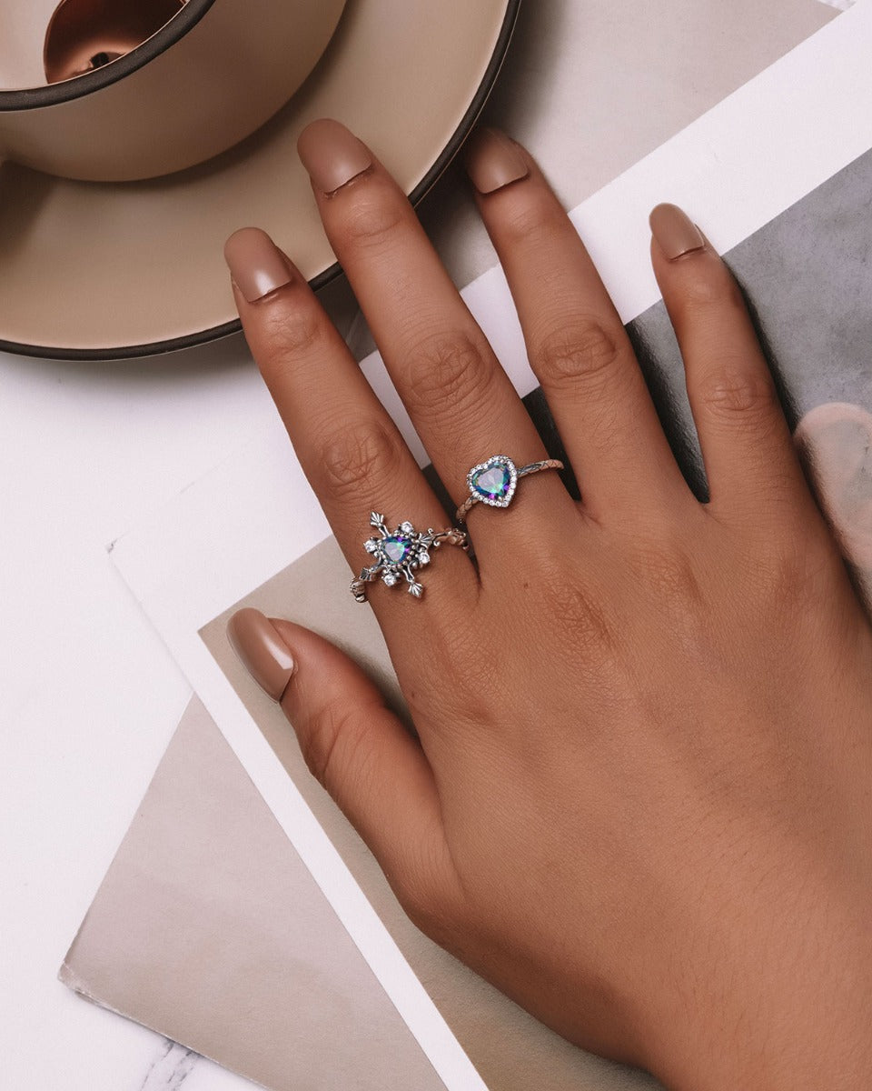 Inel din Argint Heartfelt Devotion