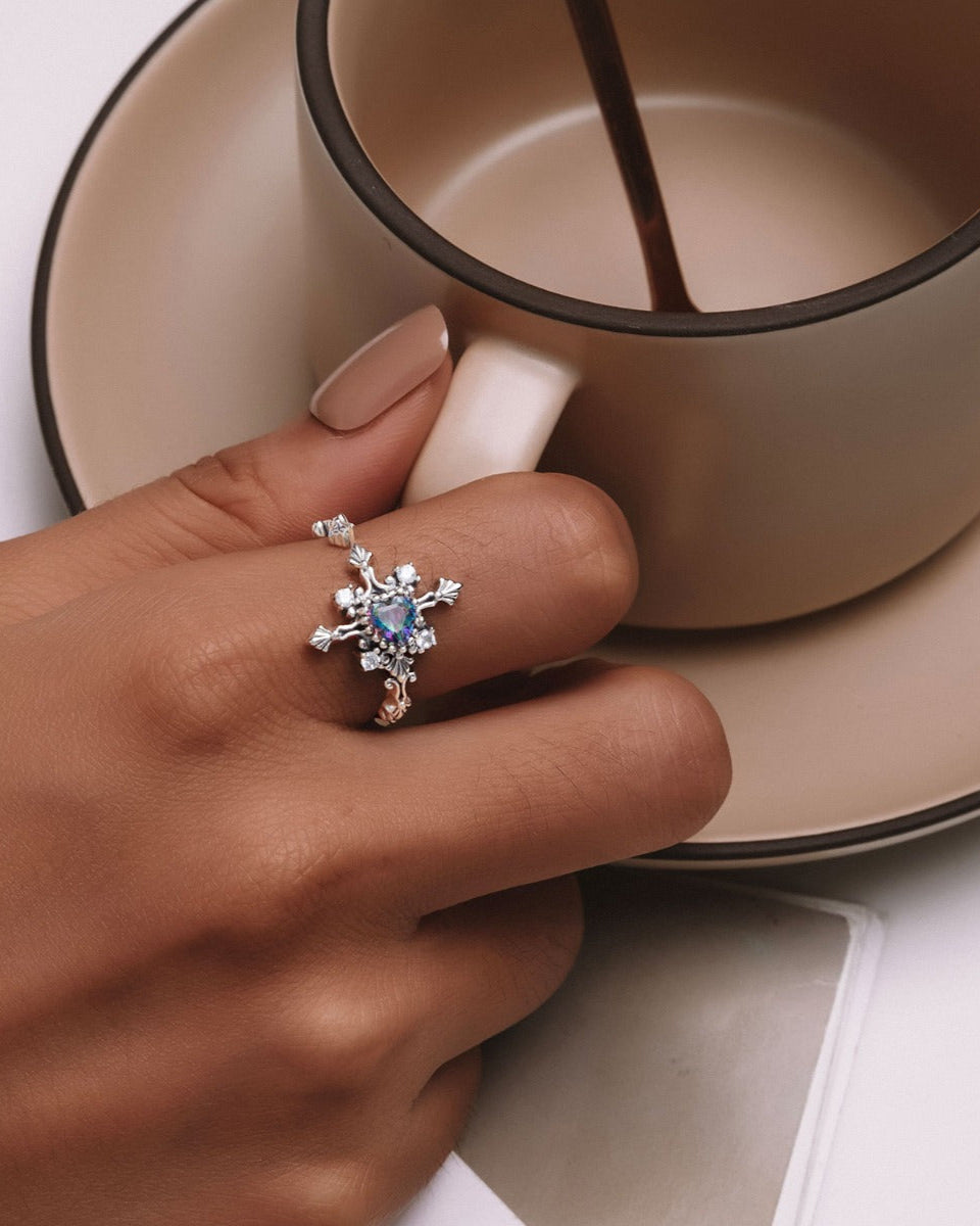 Inel din Argint Heartfelt Devotion