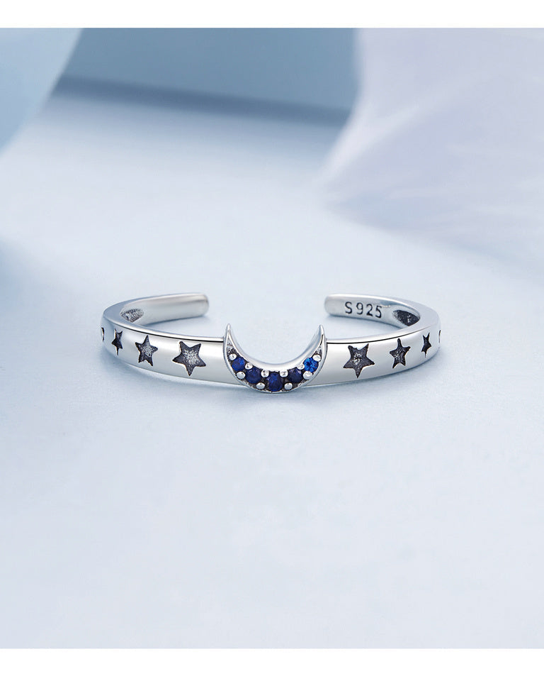 Inel din Argint Sun Moon Stars