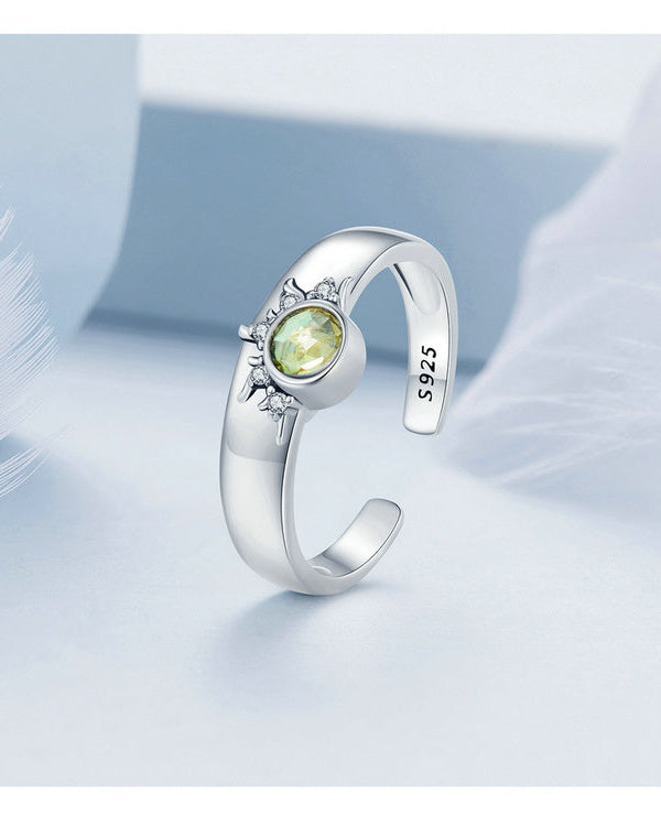 Inel din Argint Sun Moon Stars