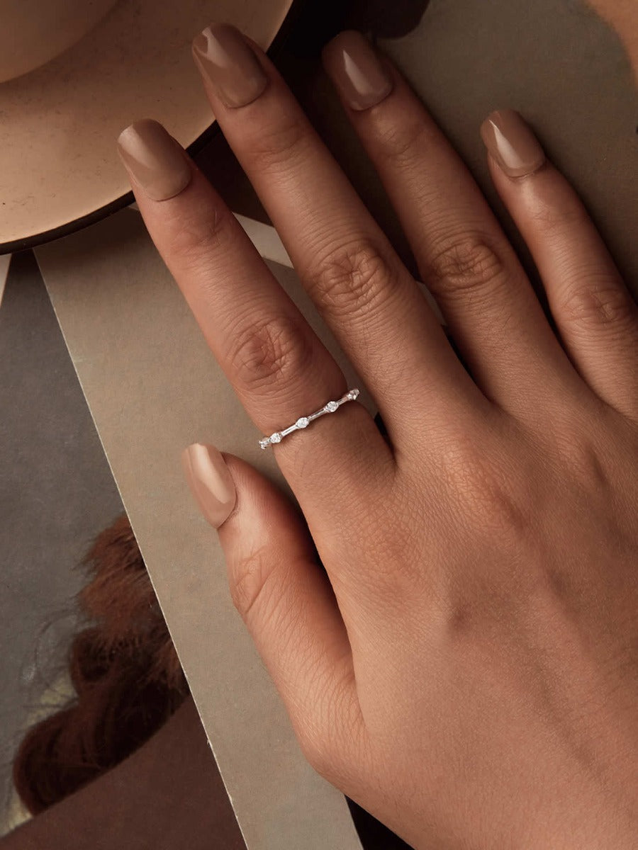 Inel din Argint Luminous Band