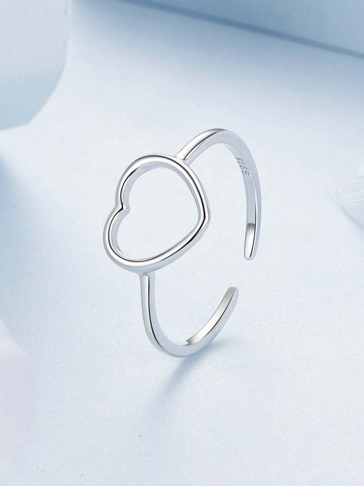 Inel din Argint Celestial Heart Duo