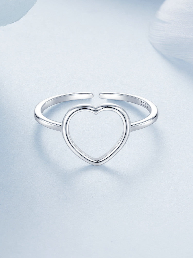 Inel din Argint Celestial Heart Duo