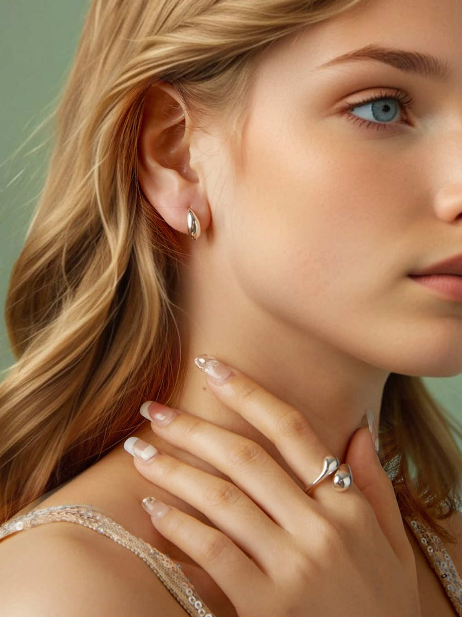 Cercei din Argint Silver Flow