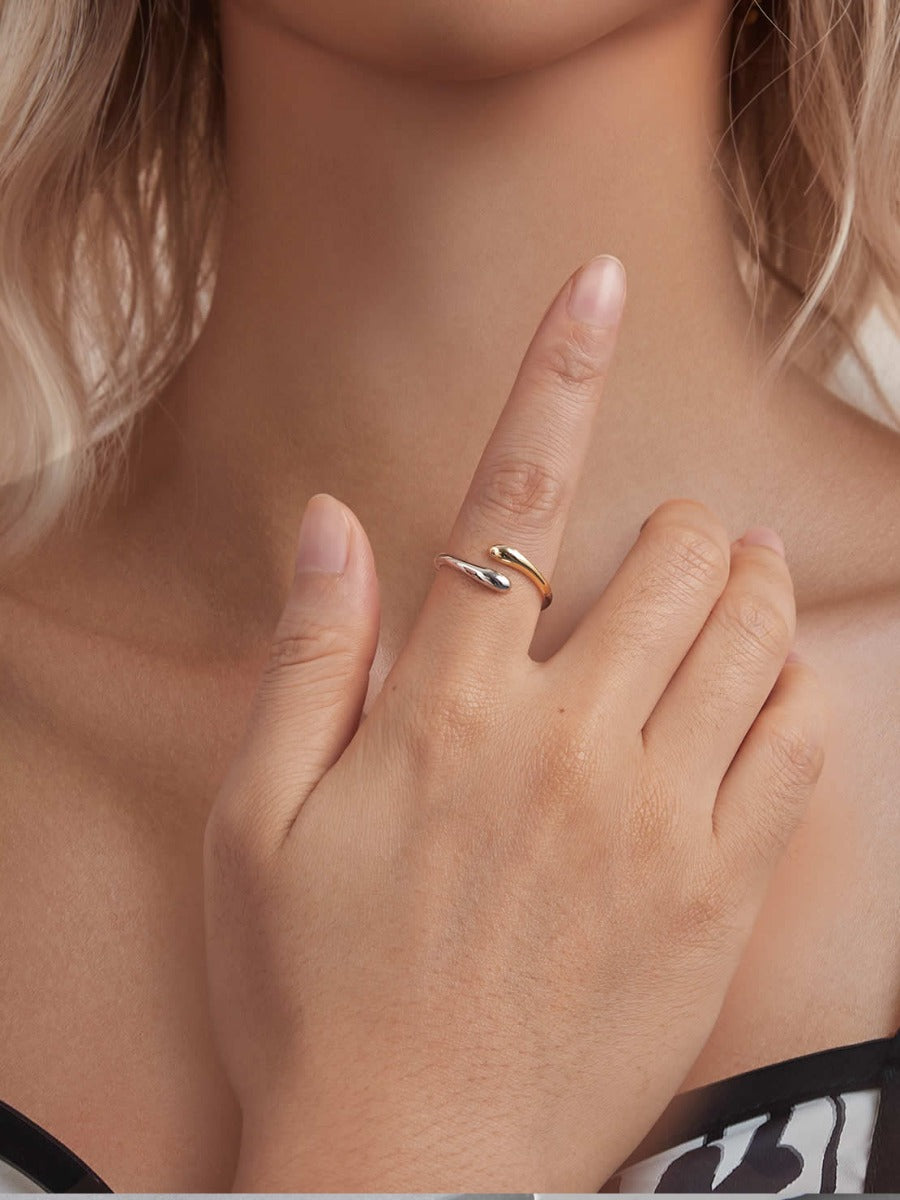 Inel din Argint Harmonic Flow