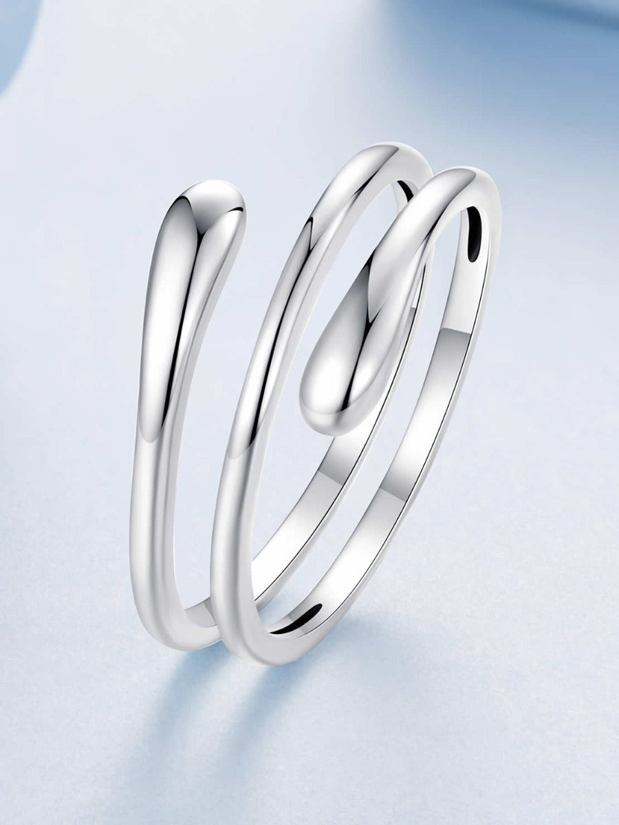 Inel din Argint Fluid Elegance