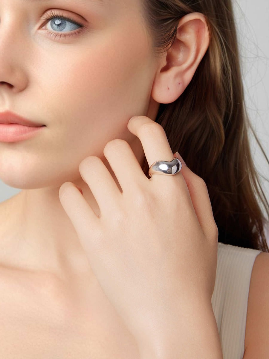 Inel din Argint Bold Contour
