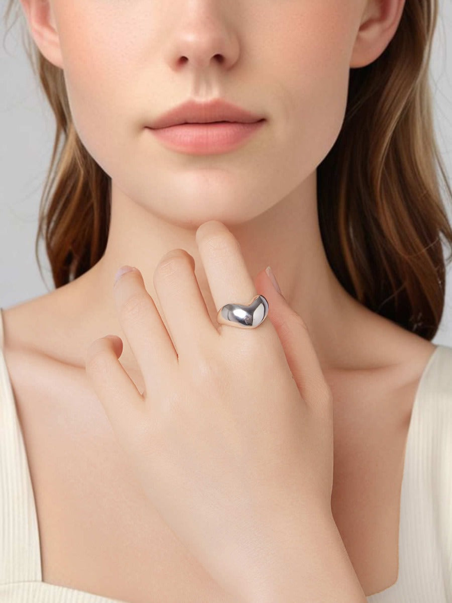 Inel din Argint Bold Contour