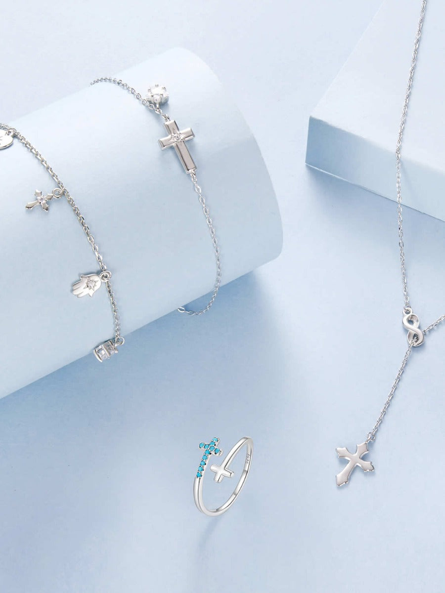 Bratara din Argint Faith and Blossom