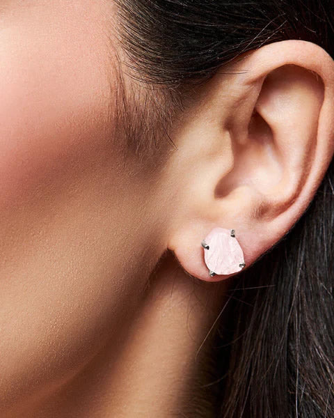 Cercei din Argint Rose Quartz Sofia Silver