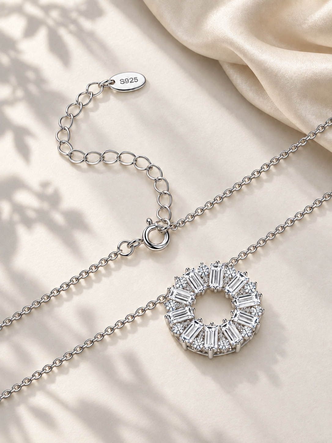 Colier din Argint 925 cu Moissanite 1,32 CTW