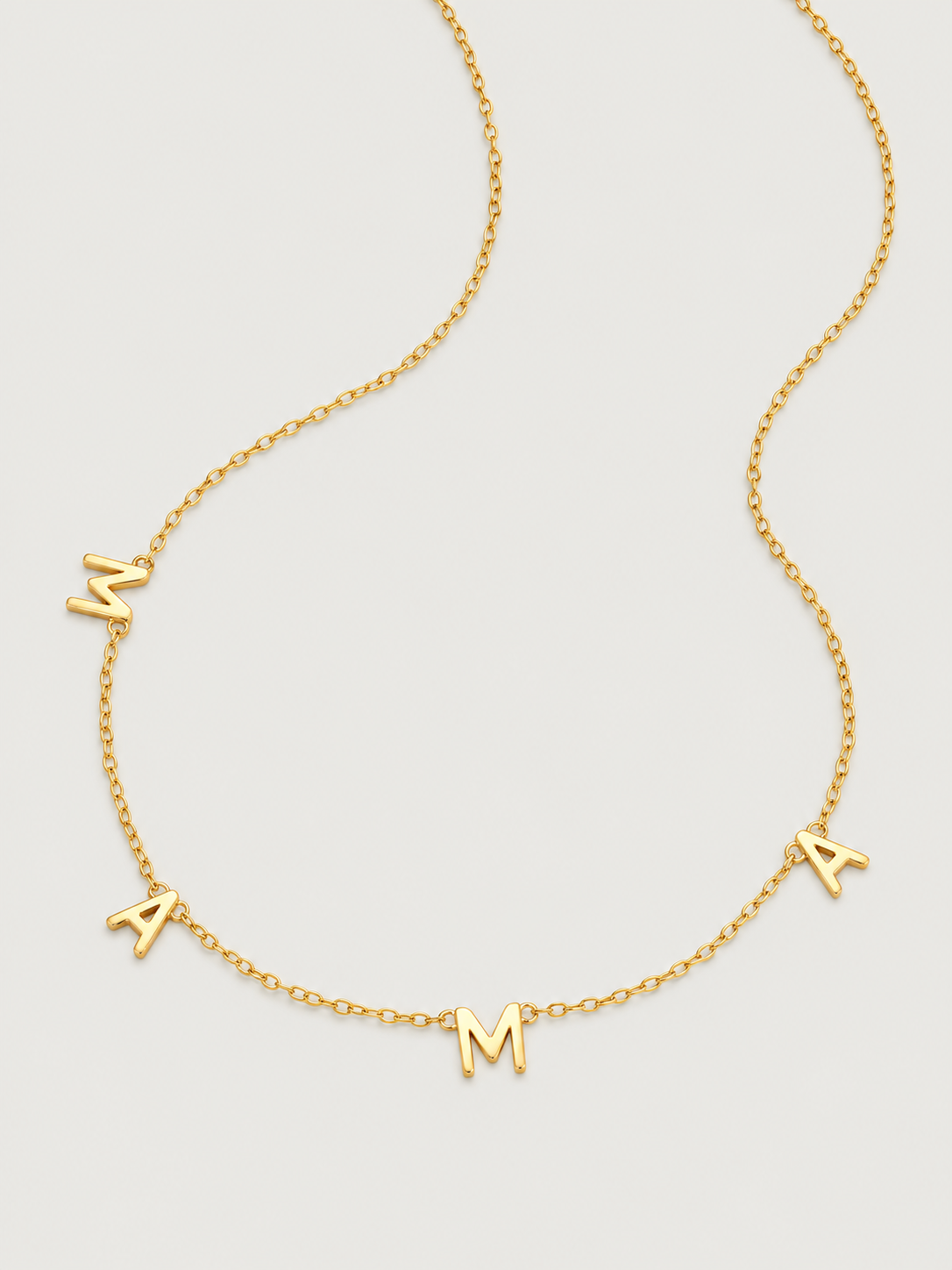 Colier din argint 925 placat cu aur pentru mama Gold Mama’s Treasure