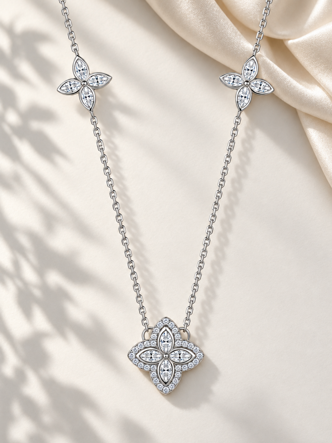 Colier din Argint 925 Silver cu Moissanite 1,4 CTW
