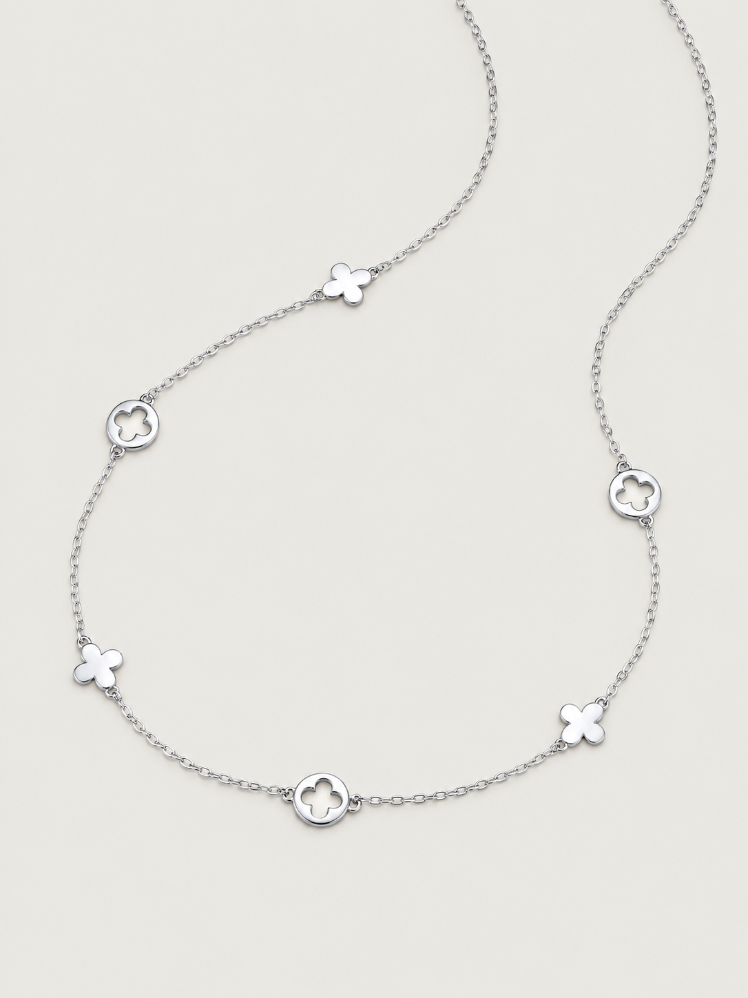 Colier trifoi din argint 925 Silver Clover Whisper