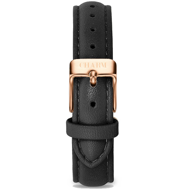 Boulevard - 20mm Natural Leather Black