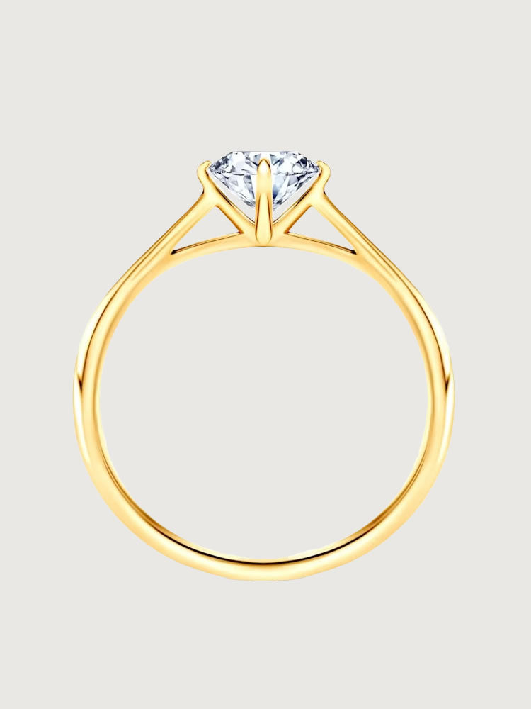 Inel de Logodna Eternal Brilliance din Aur Galben cu Diamant 0.6Ct