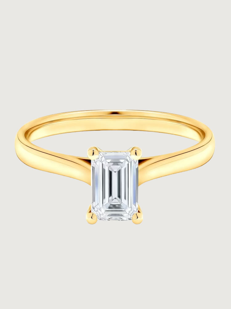 Inel de Logodna Chic Charm din Aur Galben cu Diamant 0.6Ct