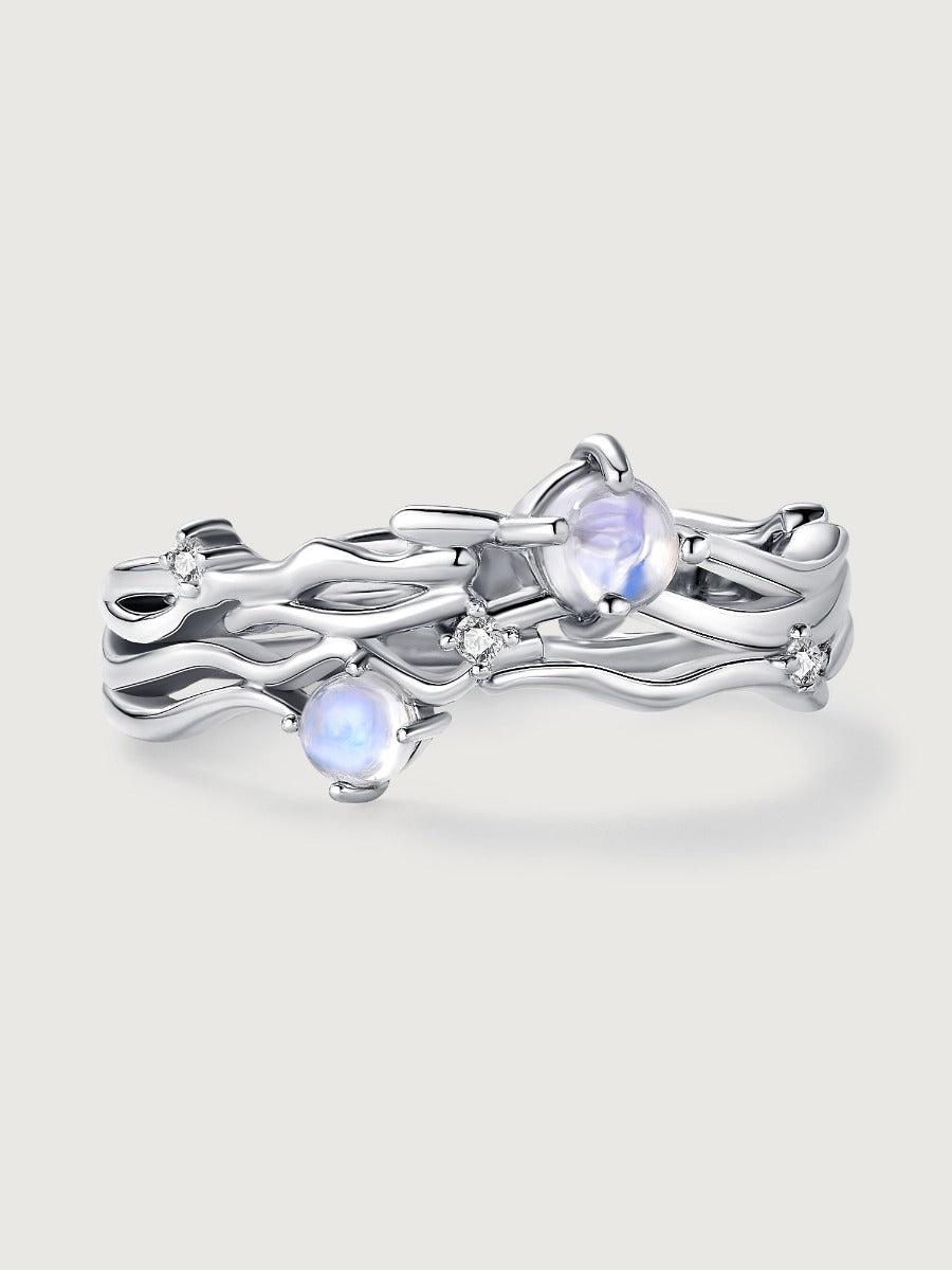 Inel din Argint Moonstone Natures Elegance