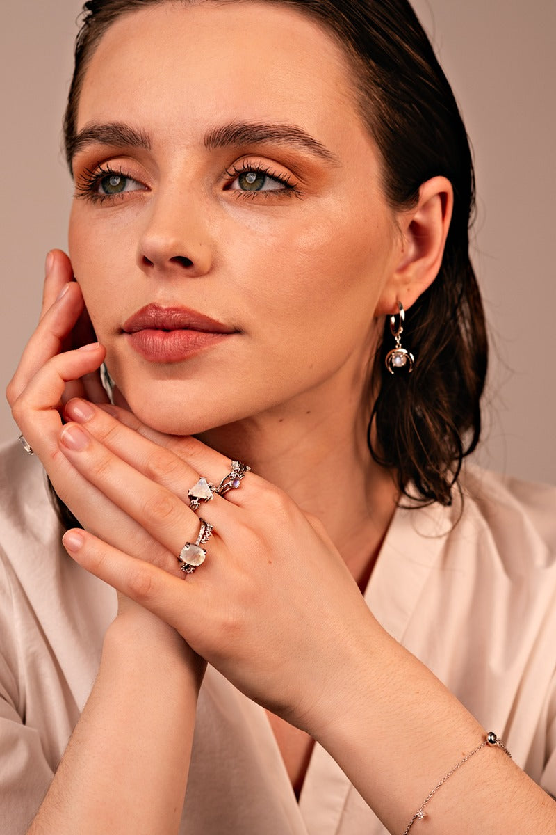 Inel din Argint Moonstone Valentina Silver