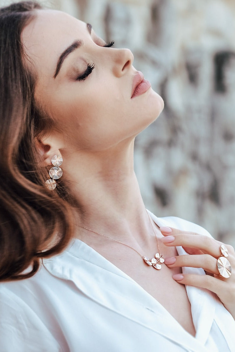 Colier din Argint Cairo Amunet Rose