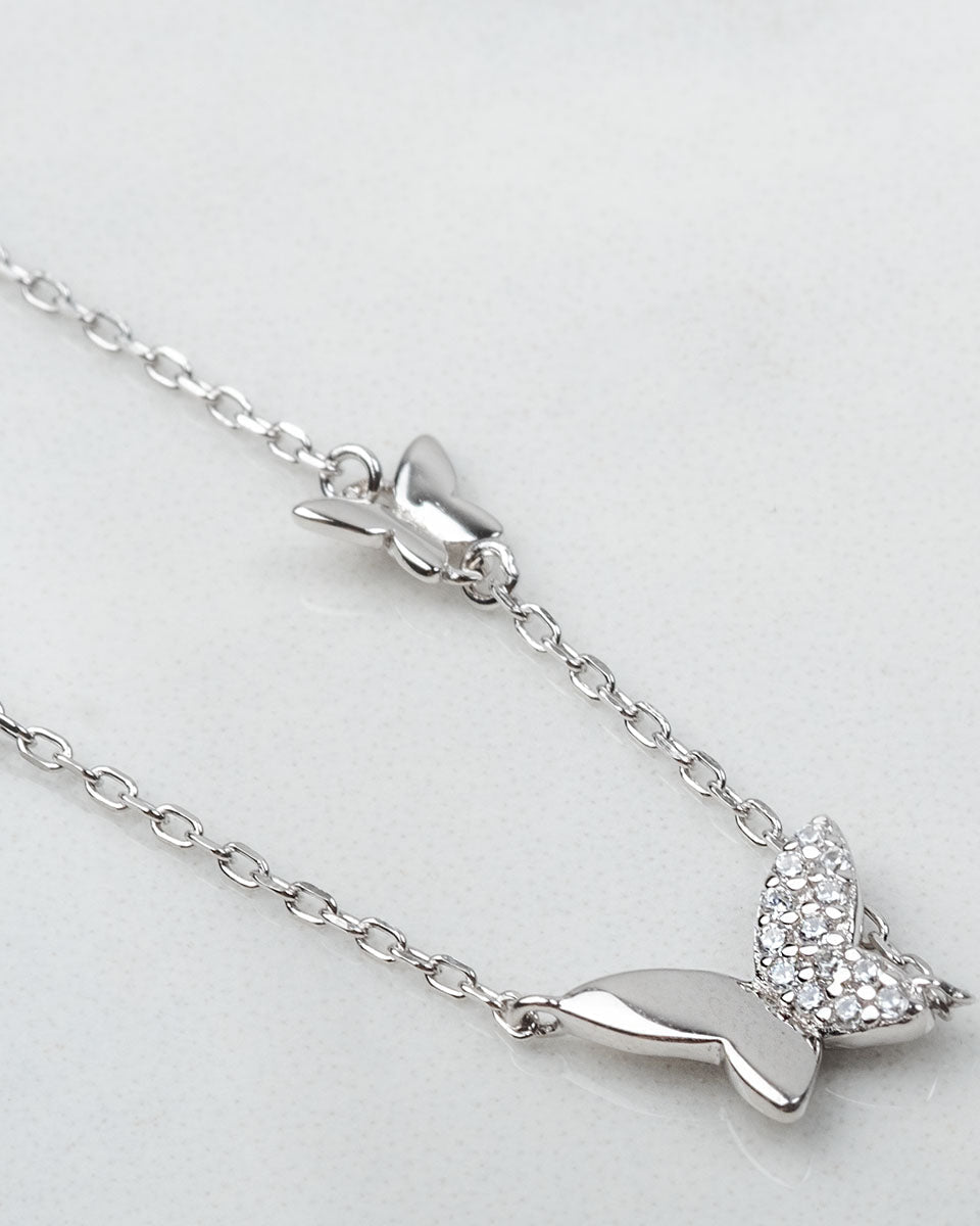 Bratara din Argint Surrounded Butterflies