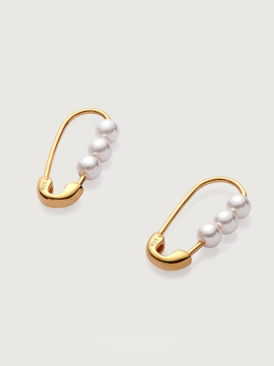 Cercei din Argint Pearls Protection