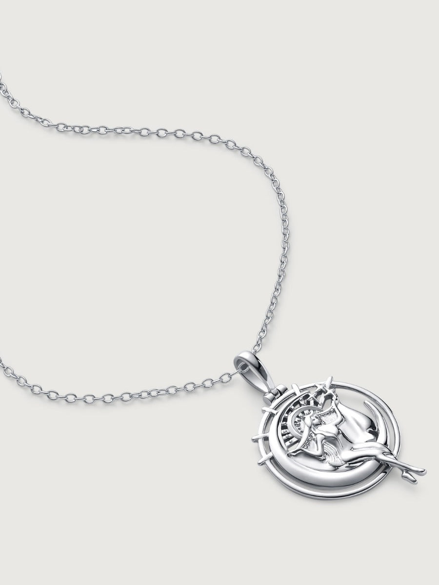 Pandantiv cu Lantisor din Argint Aphrodite of the Sea Argintiu