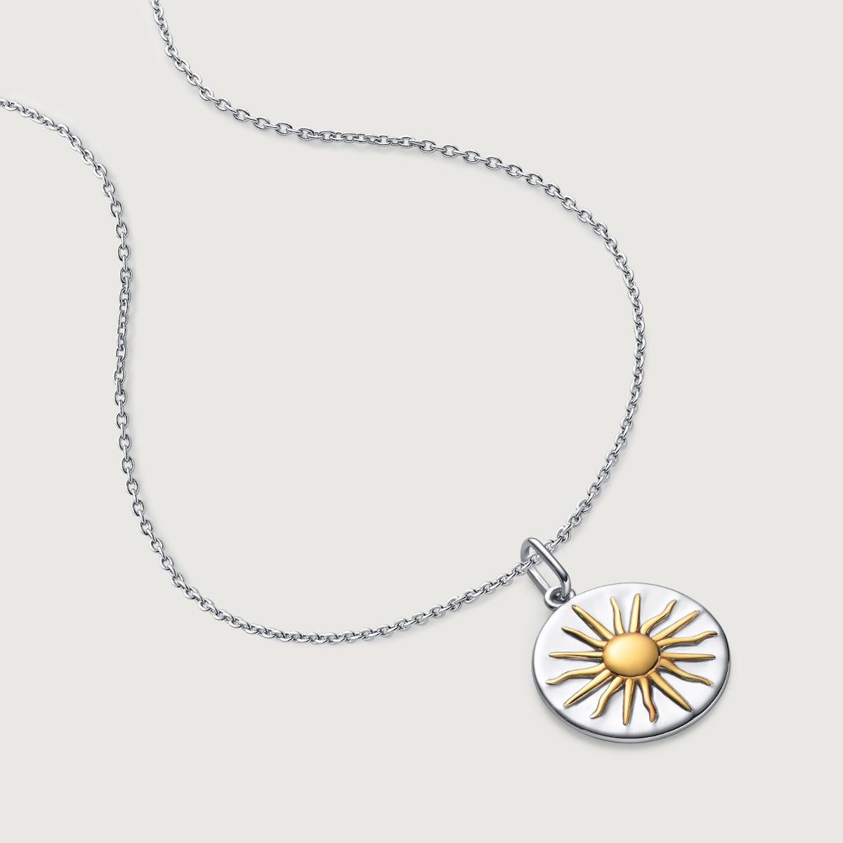 Pandantiv din Argint Radiant Sunburst