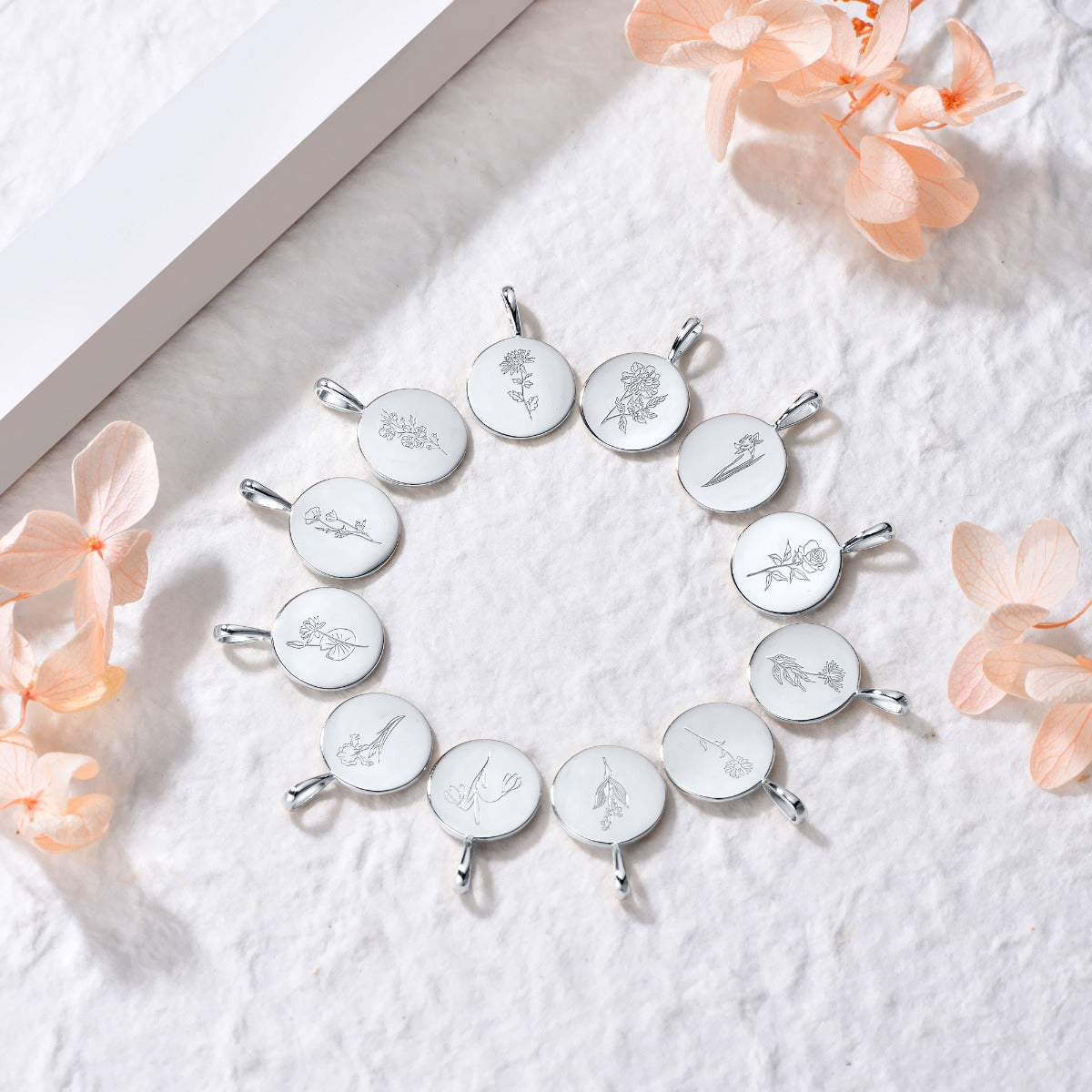 Colier din Argint Birthflower Bloom Silver - May Lily of the Valley