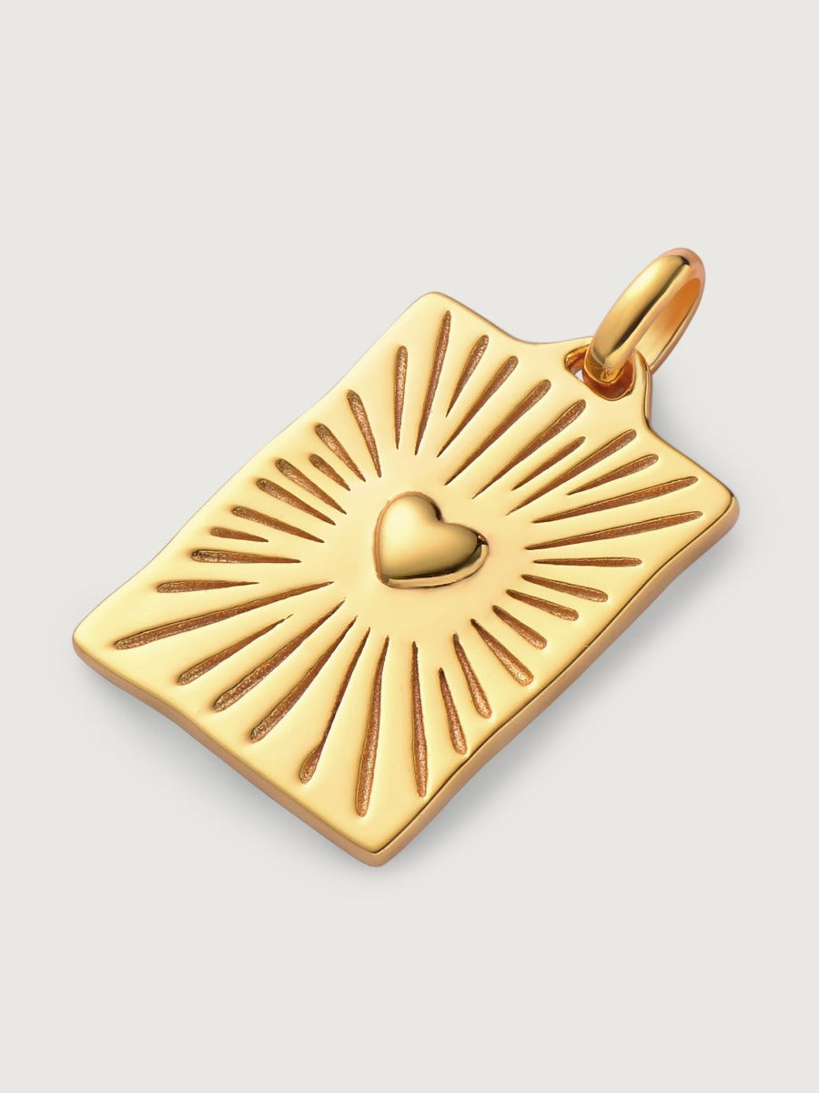 Pandantiv cu Lantisor din Argint The Love Pathway Auriu