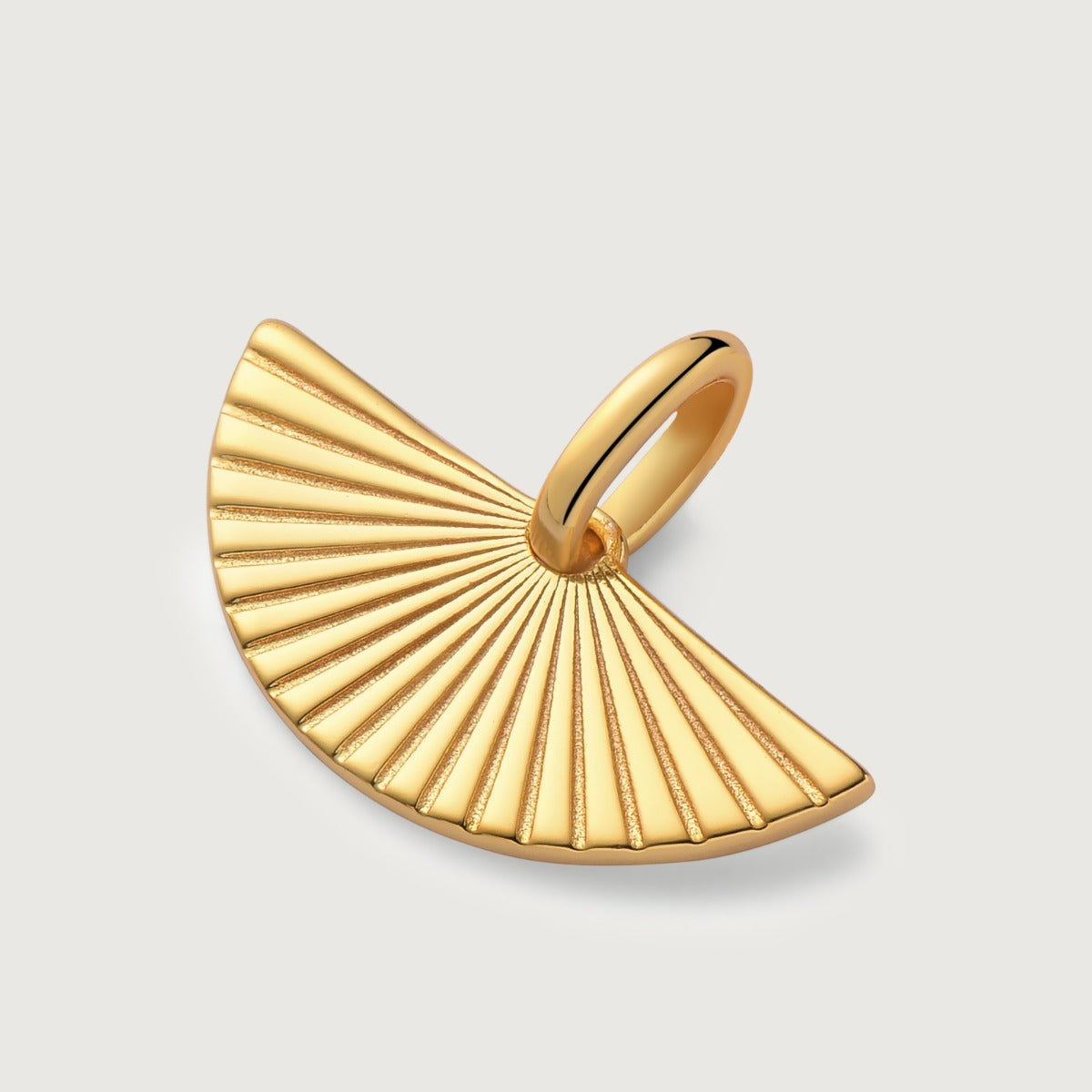 Pandantiv cu Lantisor din Argint Luminous Rays Auriu