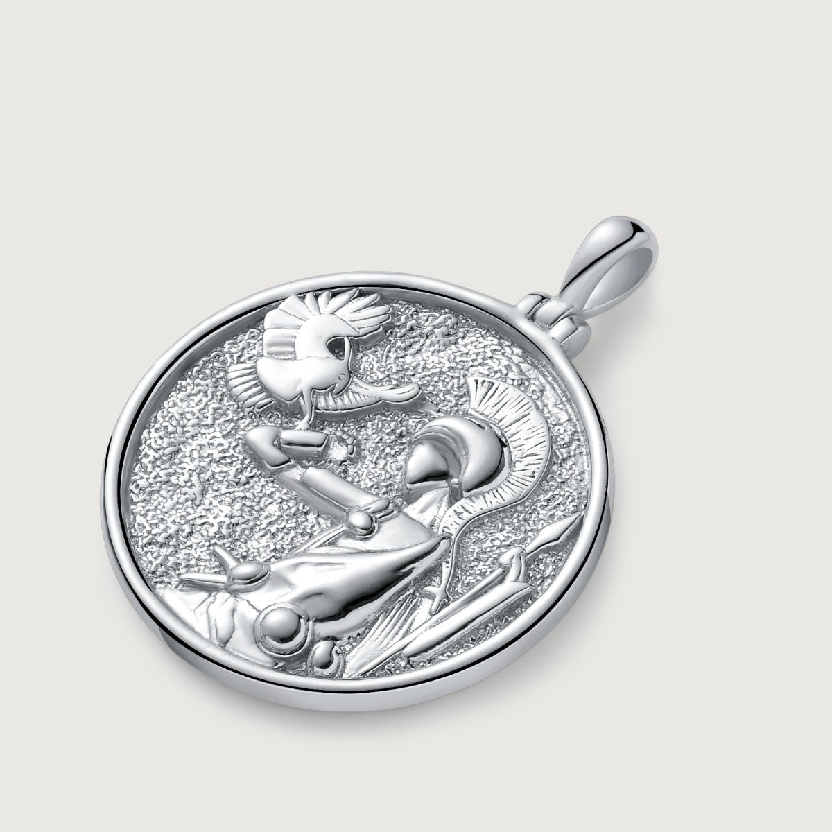 Pandantiv cu Lantisor din Argint The Royal Huntress Argintiu