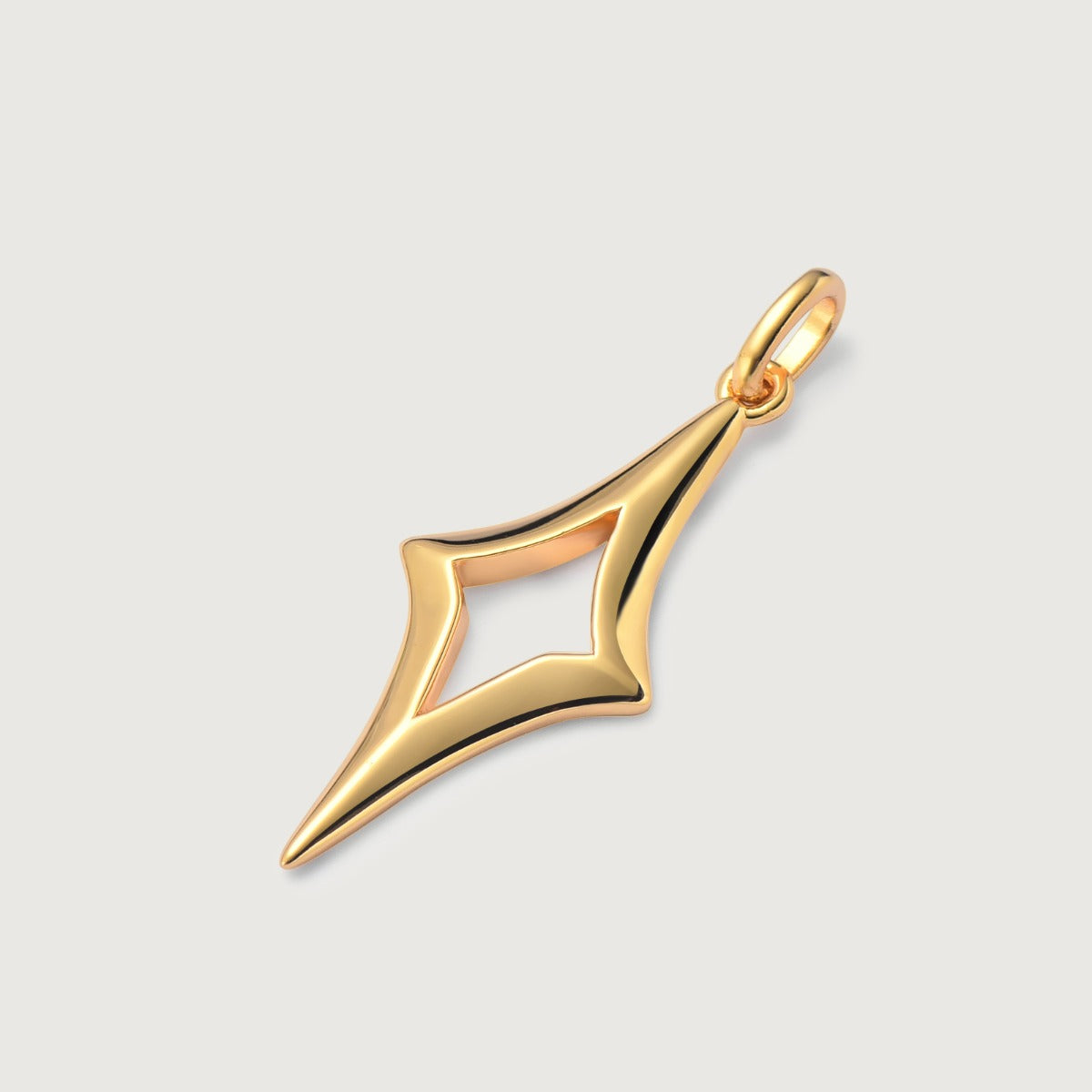 Pandantiv din Argint Distinctive Star Auriu