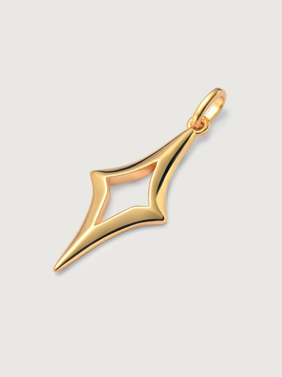 Pandantiv din Argint Distinctive Star Auriu