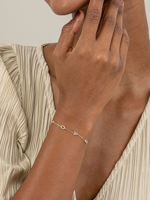 Bratara din Argint Gold Whispers of Love