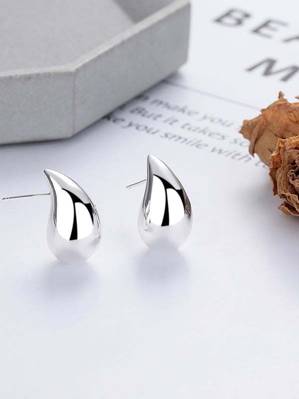 Cercei din Argint Silver Liquid Glow