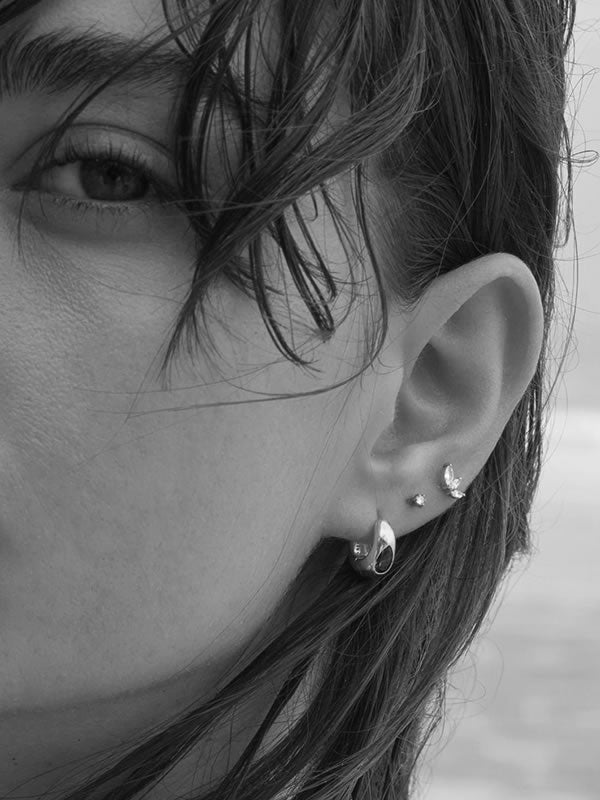 Cercei din Argint Silver Verdant Gleam