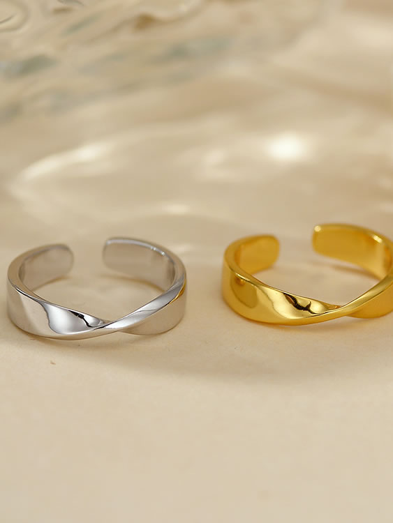 Inel din Argint Silver Twist of Elegance