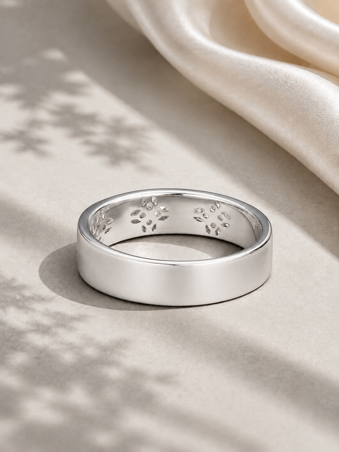 Inel Argint 925 Moissanite Lucky Clover