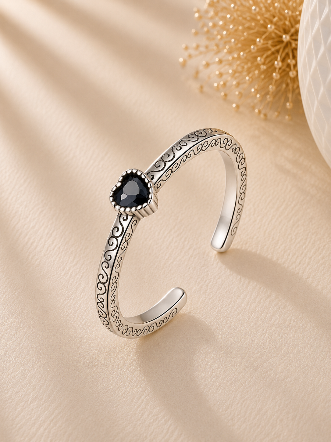 Inel din argint romantic stil vintage modern