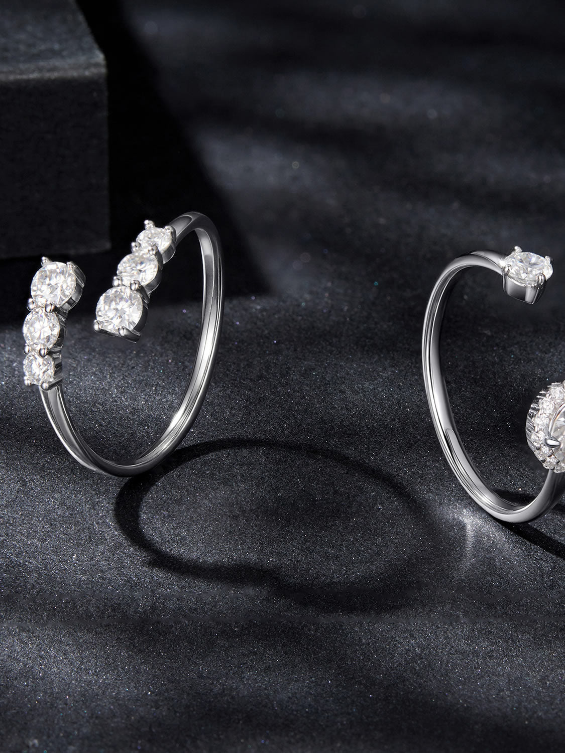 Inel argint cadou elegant stacking