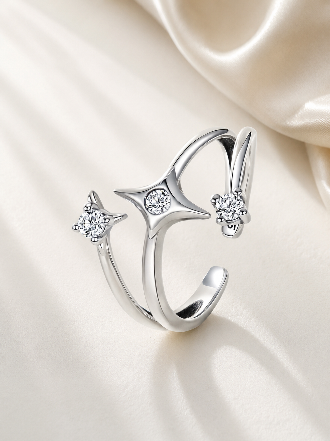 Inel Cosmic Star din Argint 925