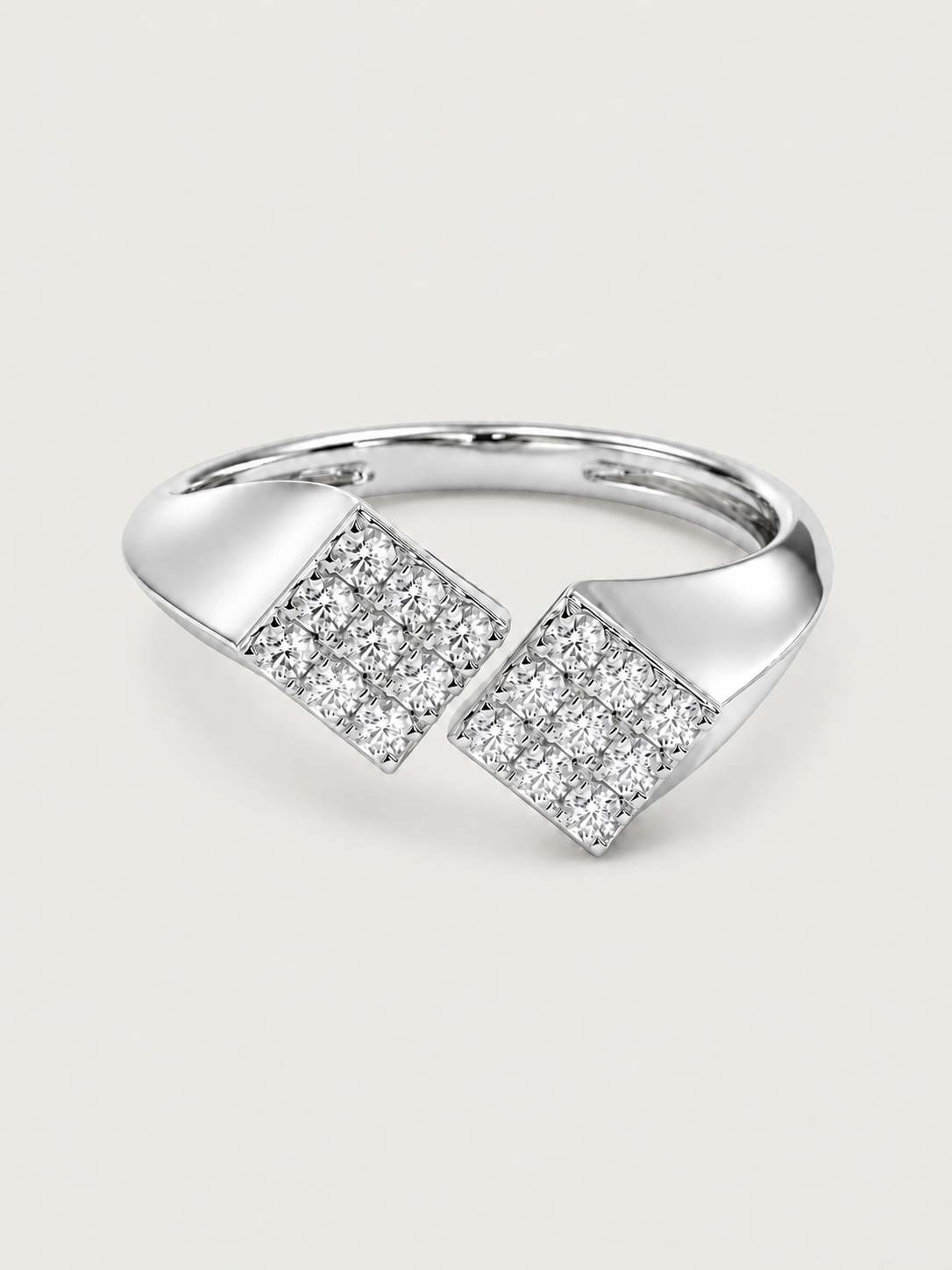 Inel din Argint Crystal Geometry
