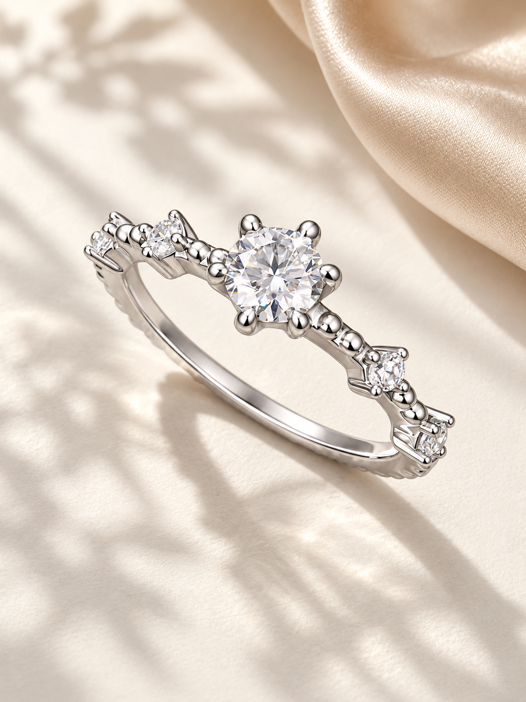 Inel Moissanite Celestial Crown 0,5 ct